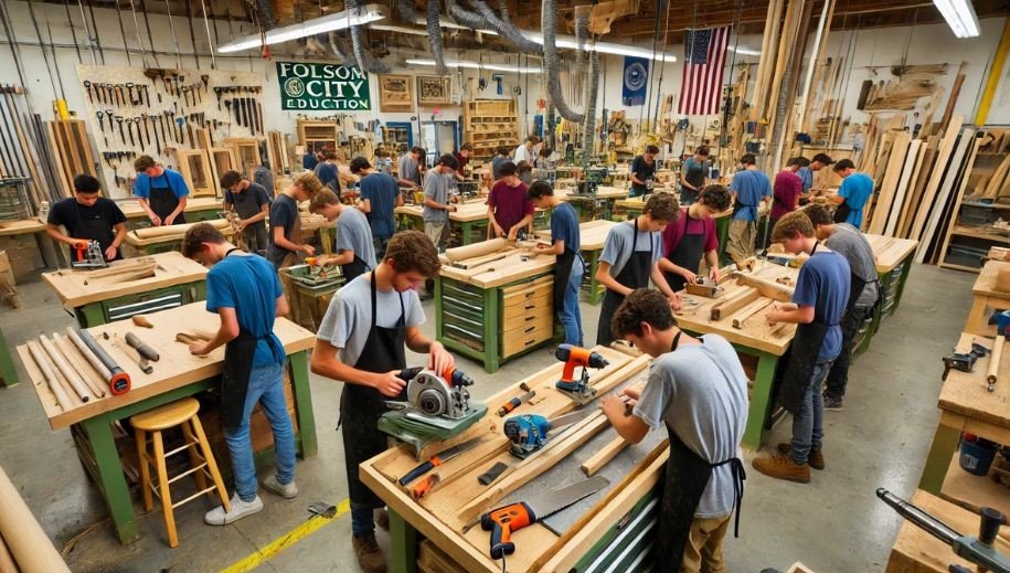 Folsom City Vocational Education Program Woodworking Classes